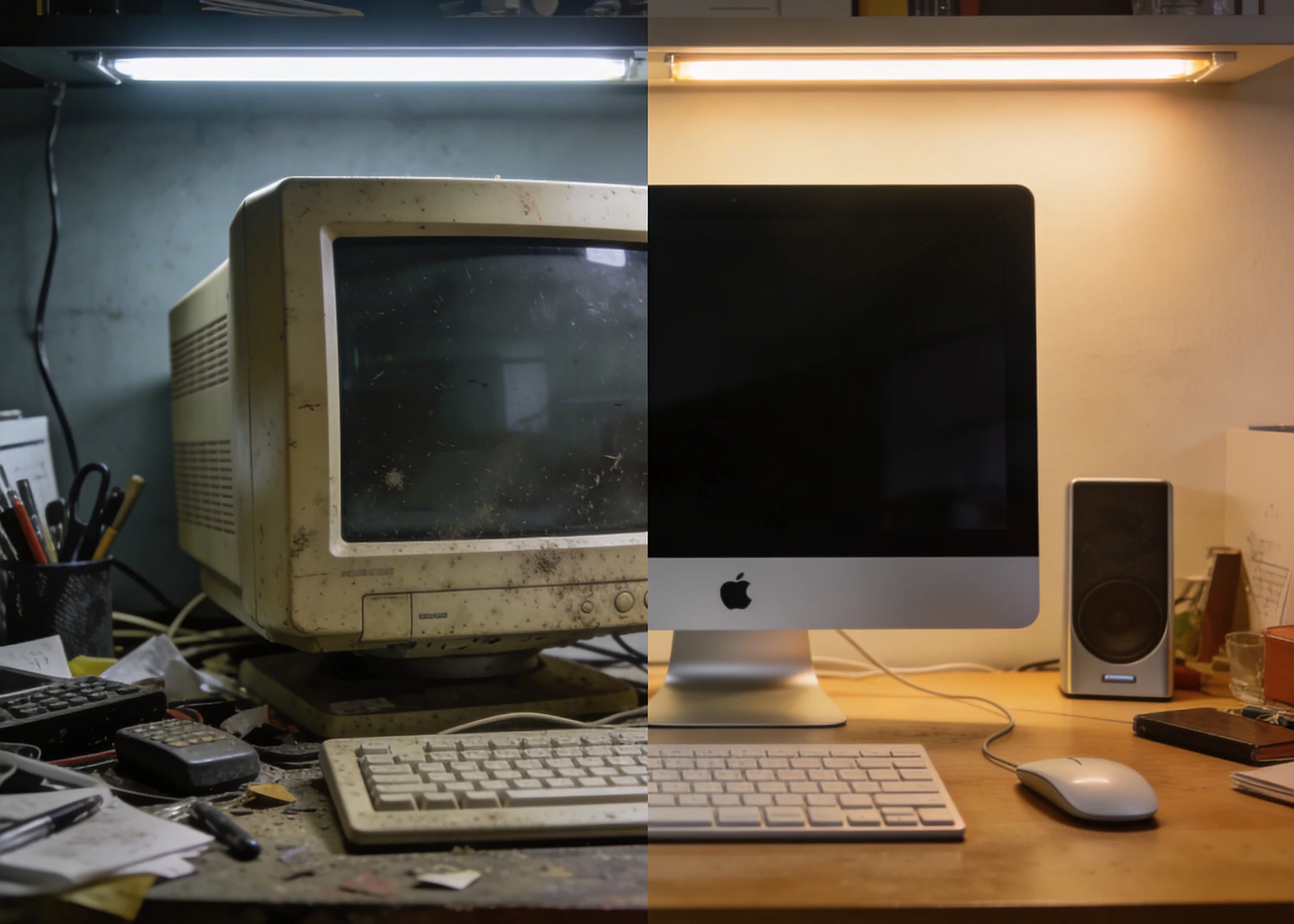 Redesign webu - před a po